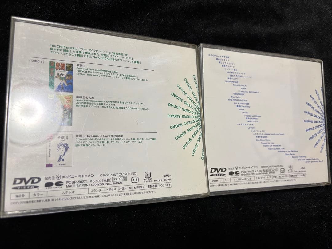 【激レア】チェッカーズ 素顔／Singles DVD 2作セット 貴重