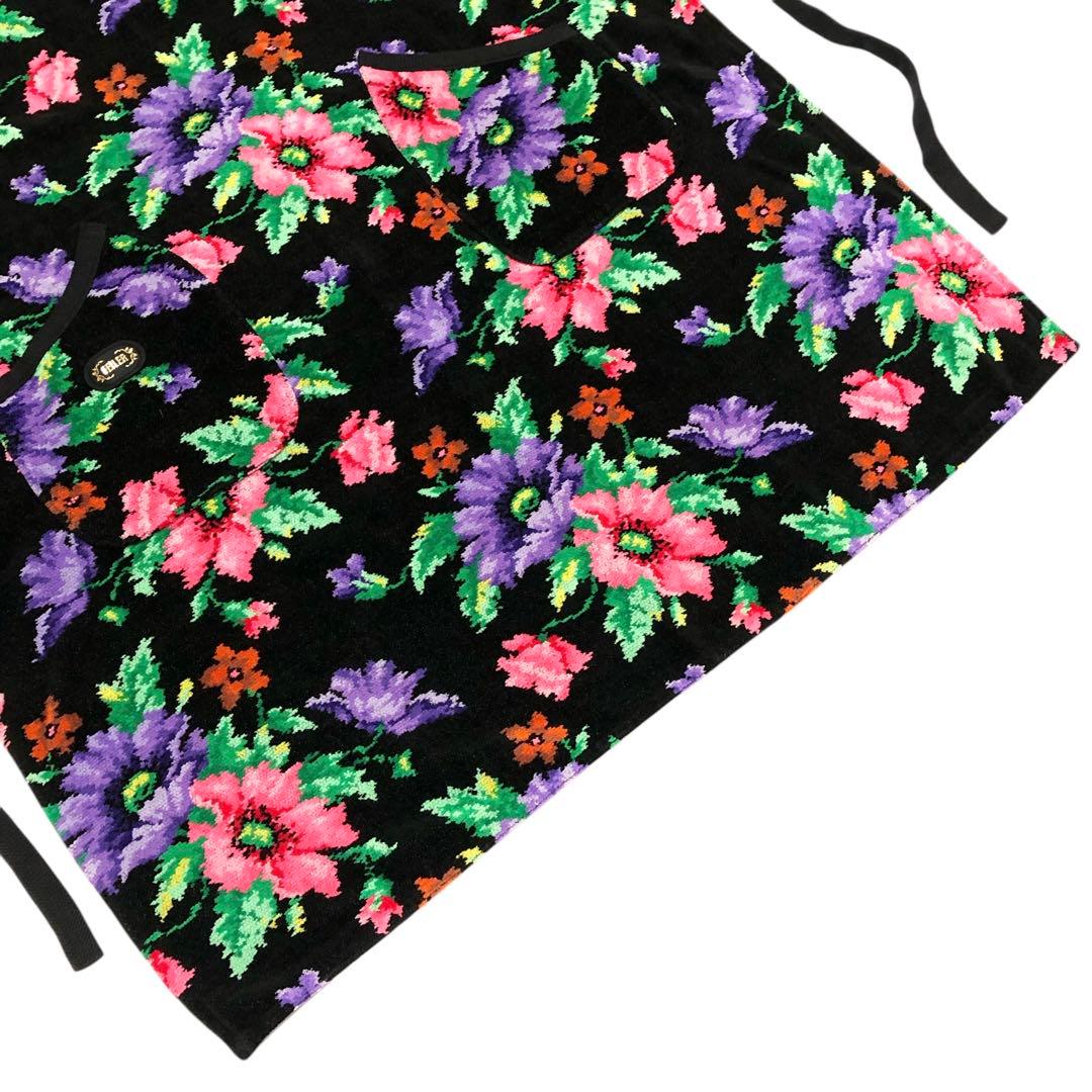 美品 フェイラー FEILER エプロン 花柄 シェルニール織 大人用 綿