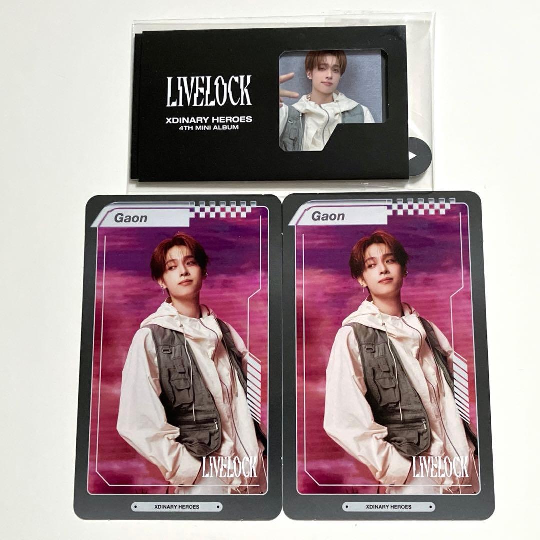 Xdinary Heroes livelock 封入 特典 ガオン Gaon - メルカリ