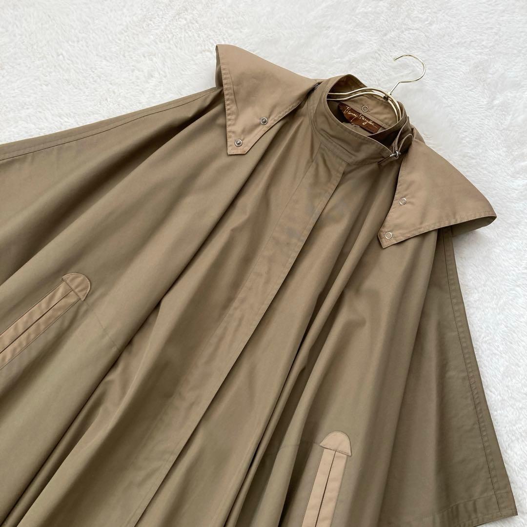 希少☆ティエリーミュグレー　ポンチョ・ケープコート　ベージュ　ヴィンテージ