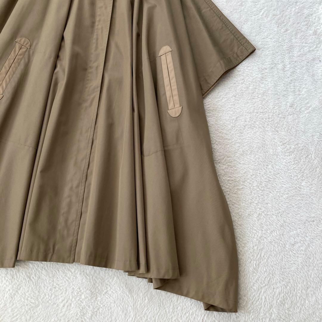 希少☆ティエリーミュグレー　ポンチョ・ケープコート　ベージュ　ヴィンテージ