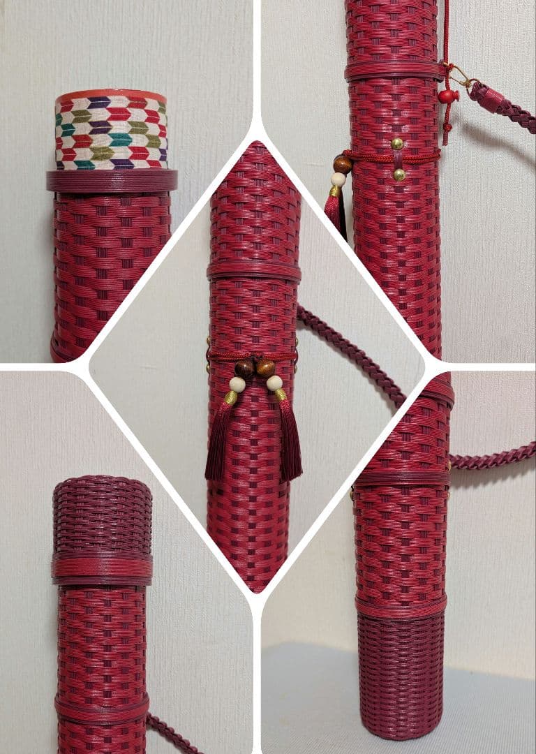 弓道中型矢筒　オリジナルデザイン矢筒 楽天市場】弓道 矢筒 柄矢筒 中サイズ 限定柄 太さ 約7.5cm ファスナー