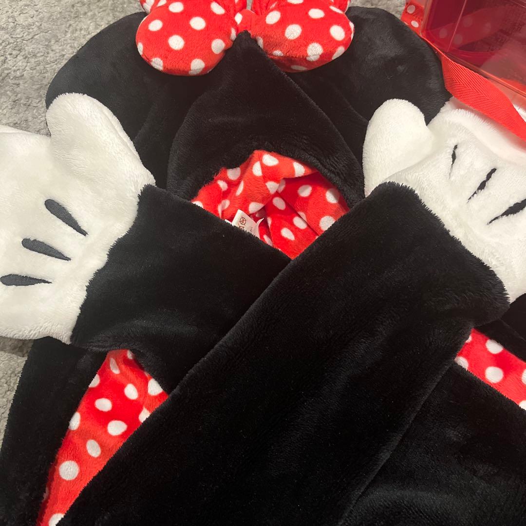 ミニーマウス ファンキャップ ポップコーンケース ミニーヘアピンセット