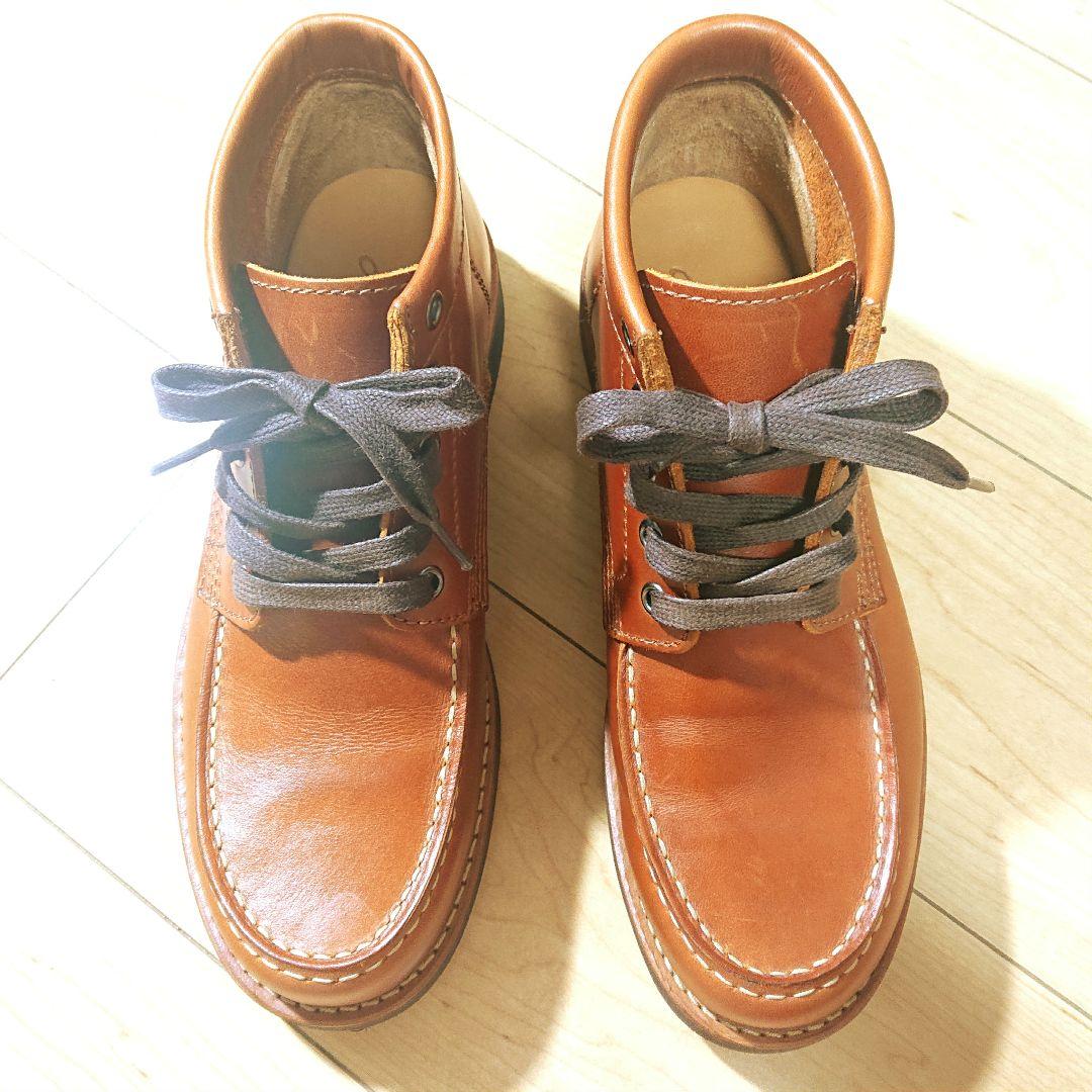 Hawkins モカシン ハイカット ブーツ 26.0cm ブラウン ホーキンス