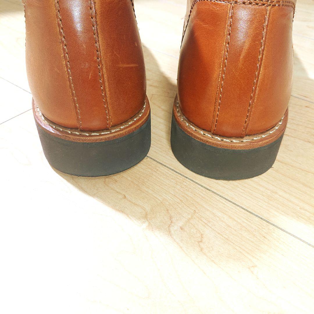 Hawkins モカシン ハイカット ブーツ 26.0cm ブラウン ホーキンス