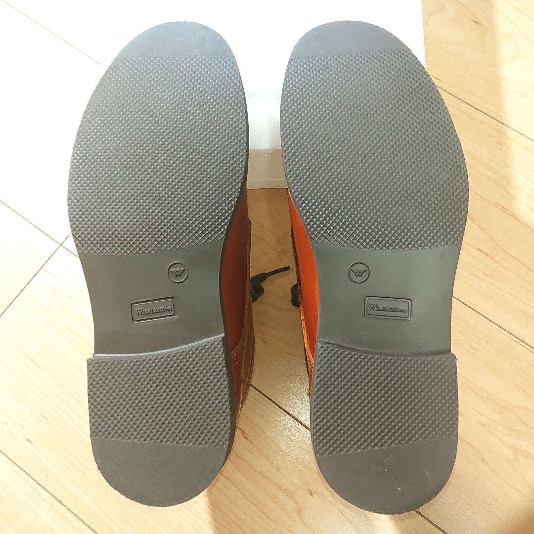 Hawkins モカシン ハイカット ブーツ 26.0cm ブラウン ホーキンス