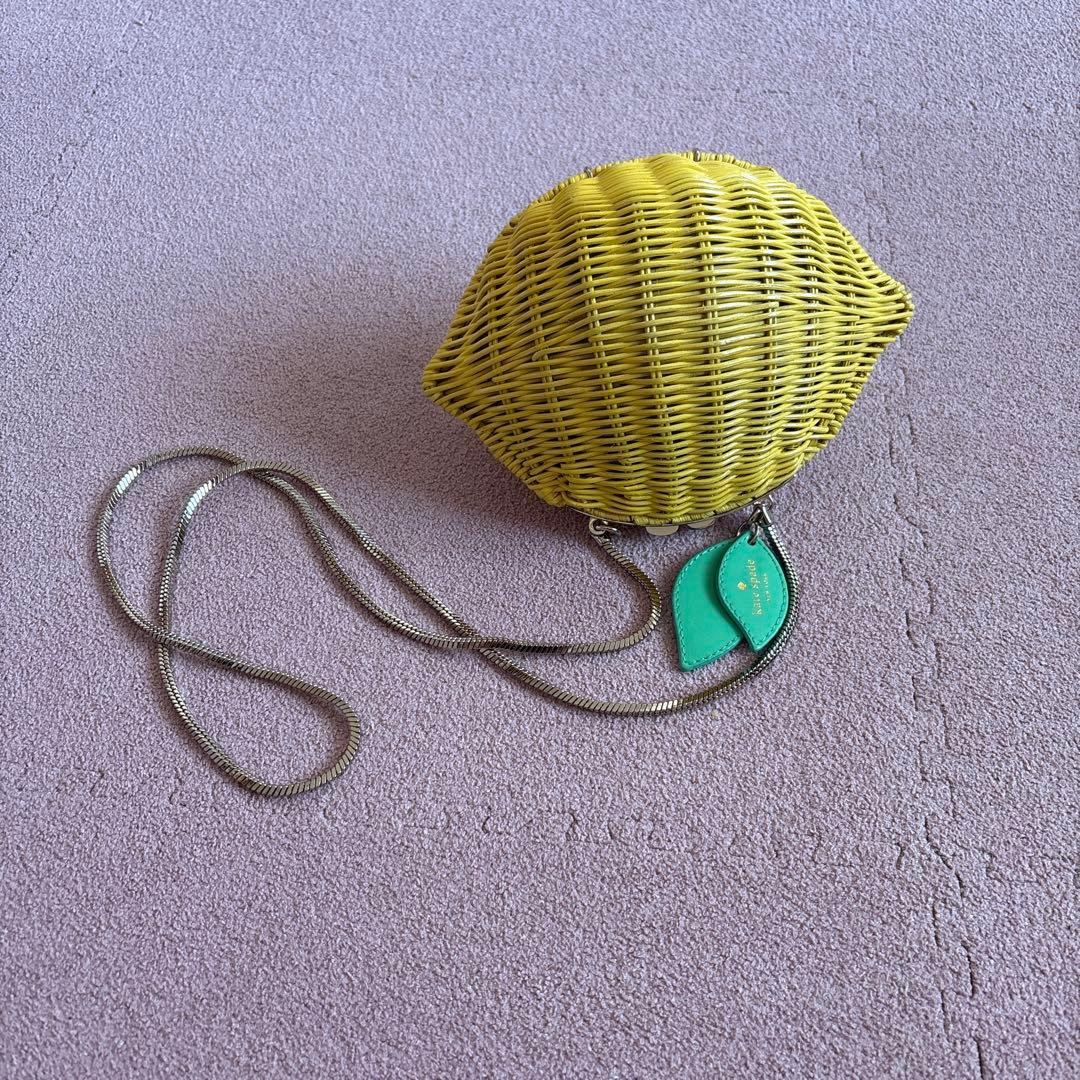 値下げ！Kate spade レモン カゴバッグ ケイト・スペード ニューヨークは、夏の定番フルーツシリーズより