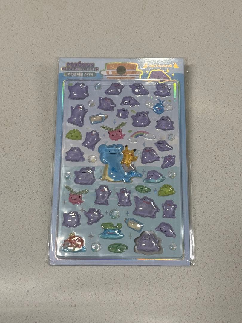 韓国限定 メタモン ボンボンドロップシール ポップアップ ポケモン