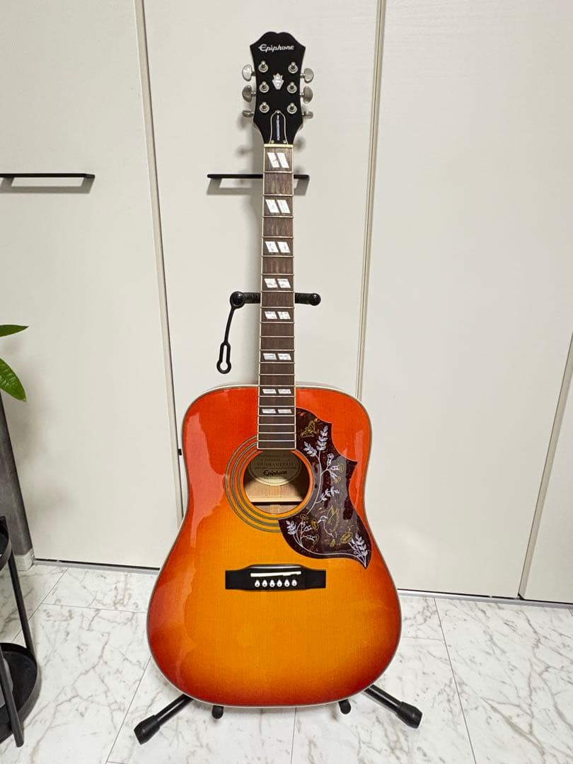 Epiphone Hummingbird Pro エレアコ　年末セール12月まで Amazon | Epiphone Hummingbird PRO Faded Cherry Burst ハミング