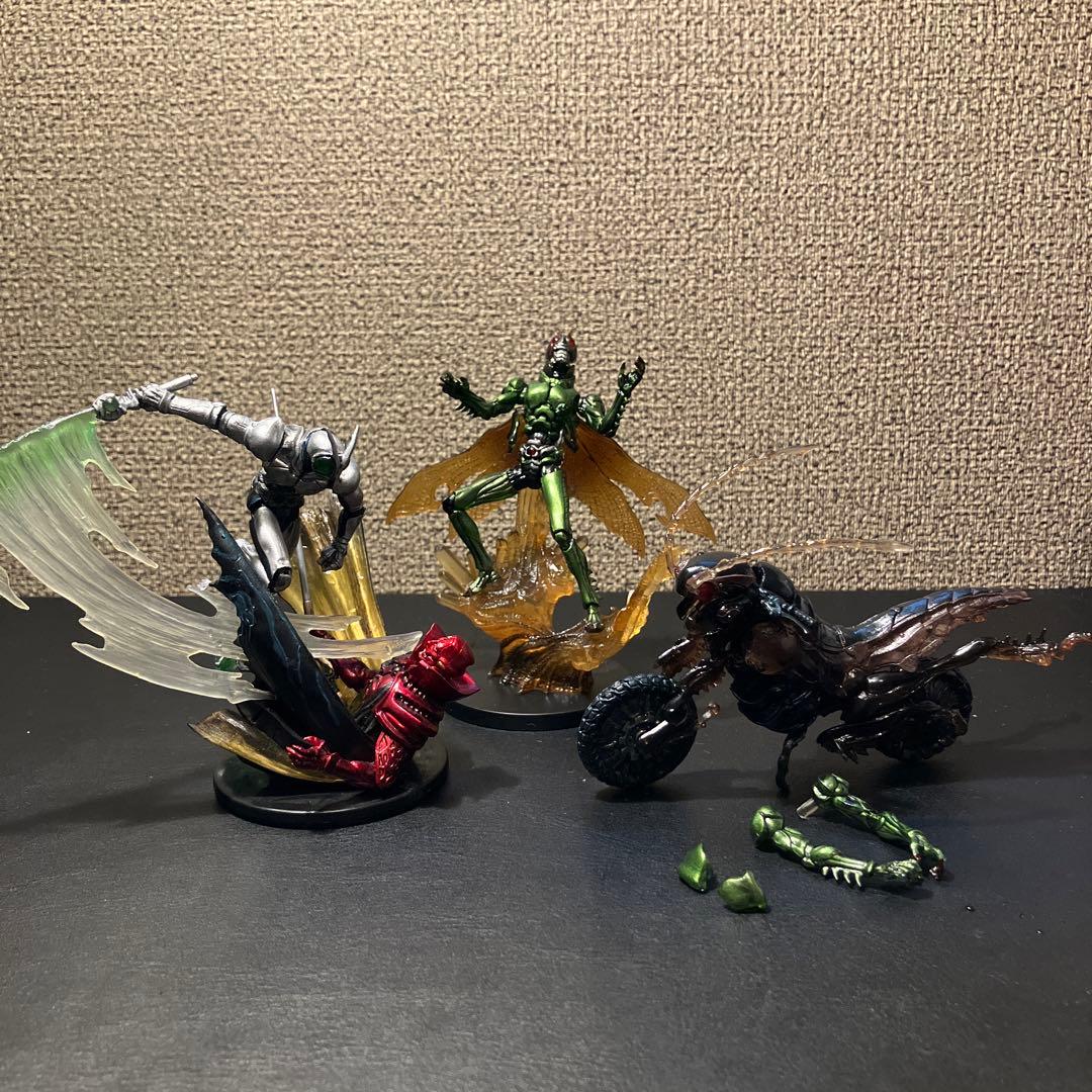 S.I.C.匠魂 仮面ライダーブラック バトルホッパー RX 三体セット