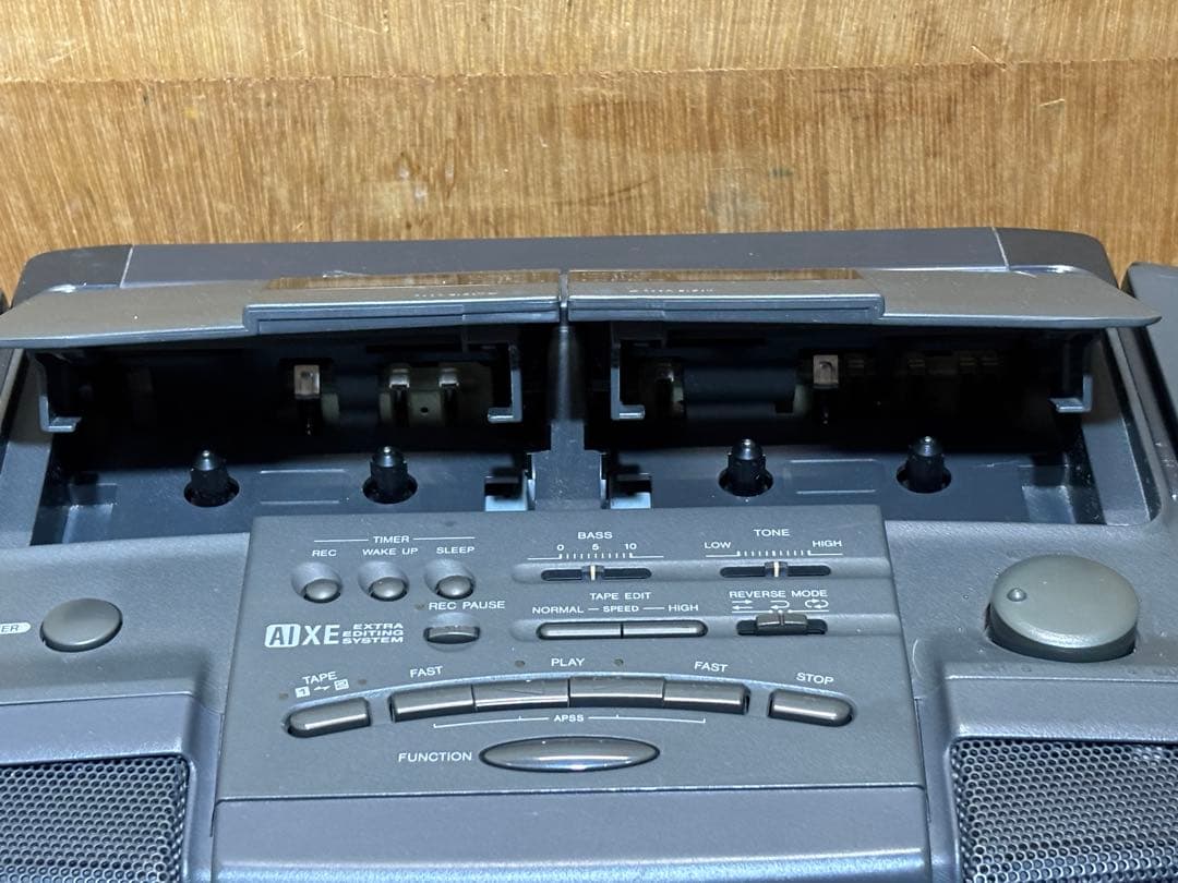 レトロ CD ダブル ラジカセ QT-C700 SHARP - メルカリ