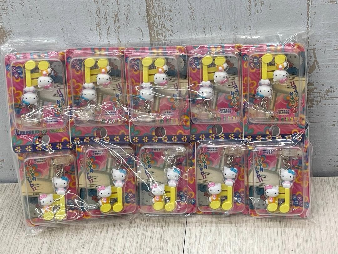 希少 当時物 ハローキティ ミミー アンテナマスコット 7種×10 04年