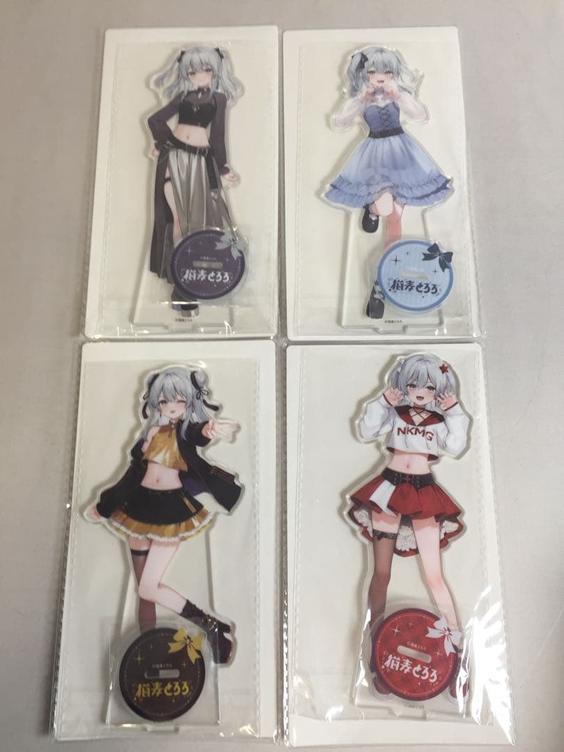 C-389未開封 猫麦とろろ 17点セット アクリル 缶 クッション