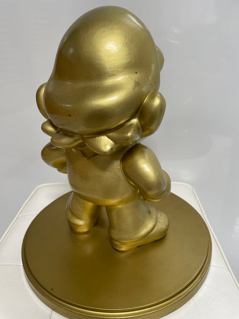 店頭用 正規品】任天堂 スーパーマリオ 金のマリオ像 ゴールド マリオ