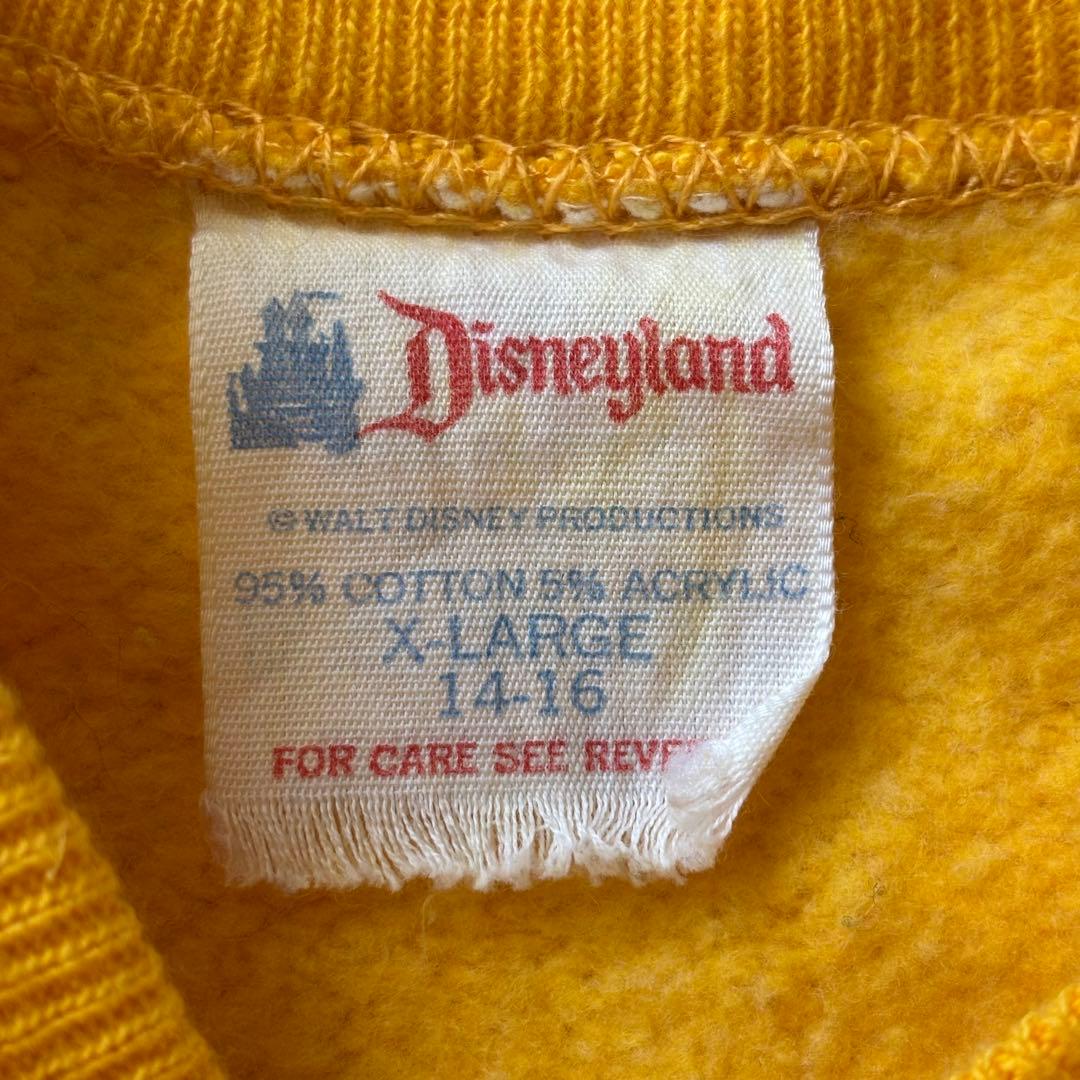 60s ビンテージ DISNEY LAND ディズニーランド スウェット USA - メルカリ