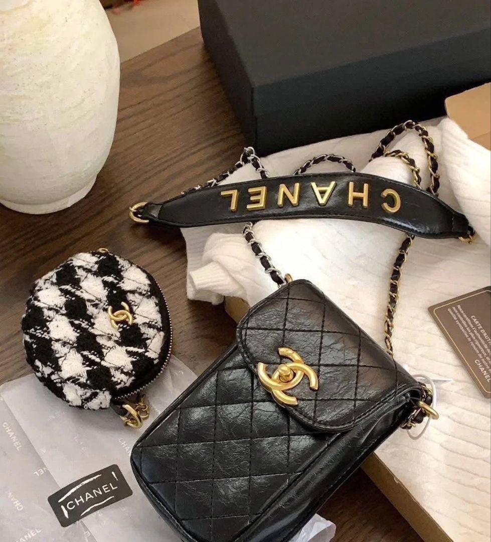 ノベルティースマホCHANEL キルティングバッグ セット - メルカリ