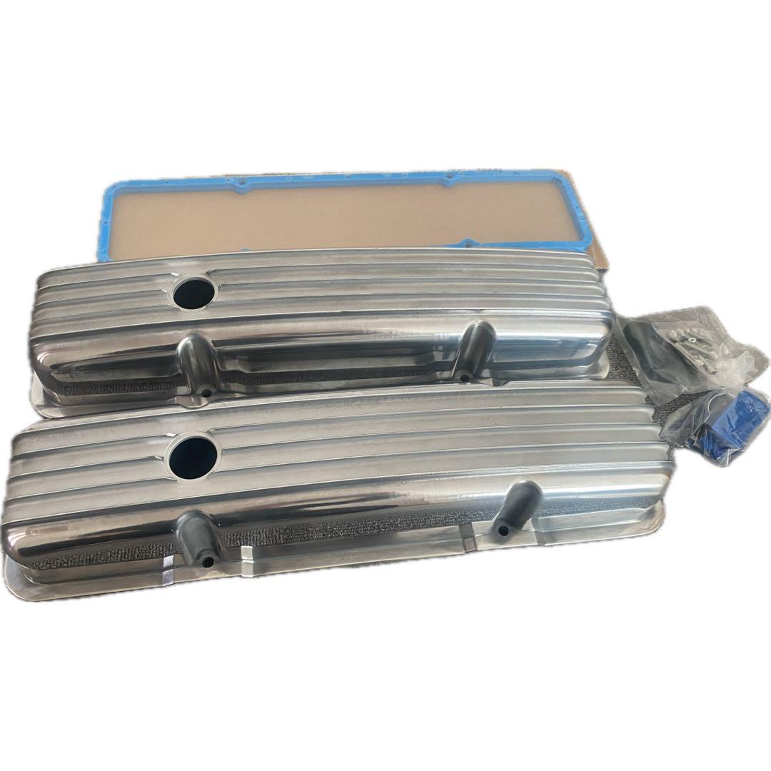 シボレー　スモールブロック　V8 283-350 用　バルブカバー　ショート シボレー スモールブロック V8 283-350 用 バルブカバー ショート