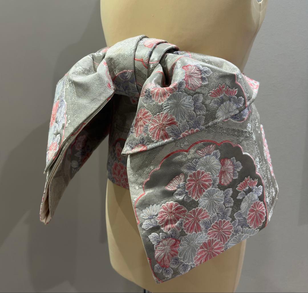 3日間特別価格！早い者勝ち☆ 二部式　作り帯　文庫結び　高級プラチナ箔