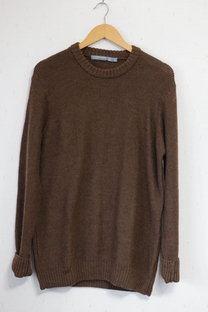 ICEBREAKER ウールニット L ブラウン Icebreaker Waypoint Crew Sweater - Men's - Clothing