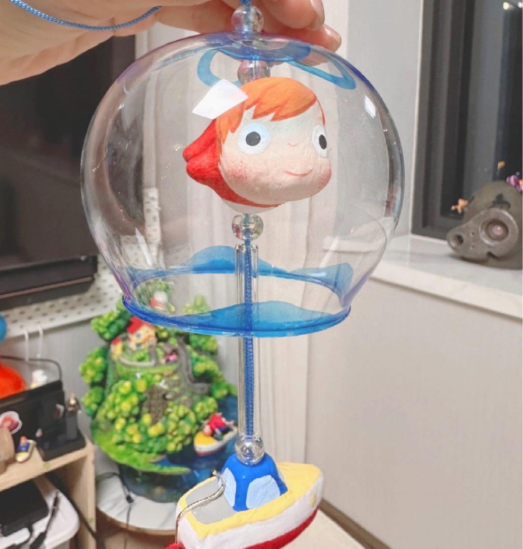 新品 ジブリパーク ジブリの大倉庫 限定 崖の上のポニョ 張り子風鈴
