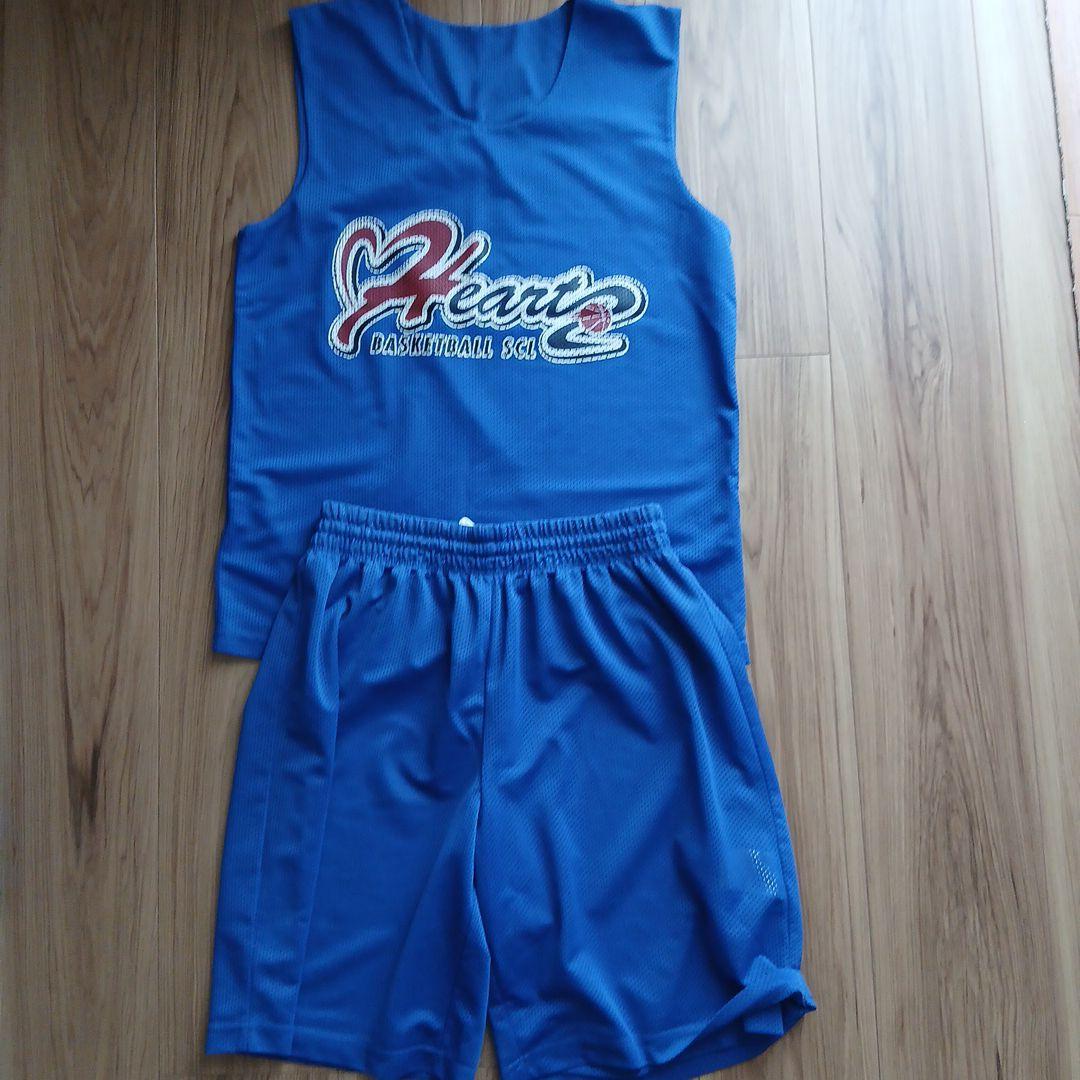 Heart バスケットボールユニフォーム 青 - メルカリ