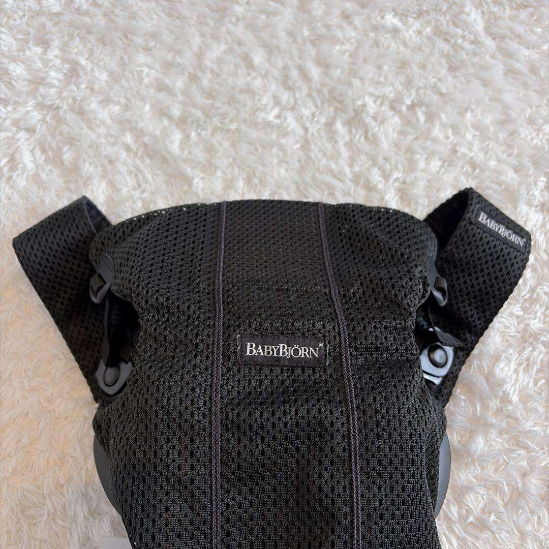 BABYBJÖRN 美品✨ mini Airブラック メッシュ抱っこ紐 - メルカリ