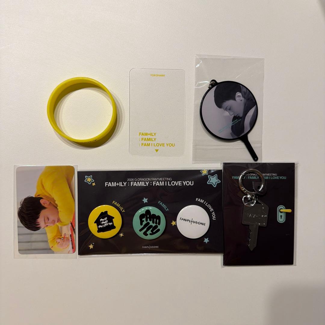 G-DRAGON☆FAM+ILY☆ペンミ☆ファンミ☆入場特典☆ファンクラブ特典