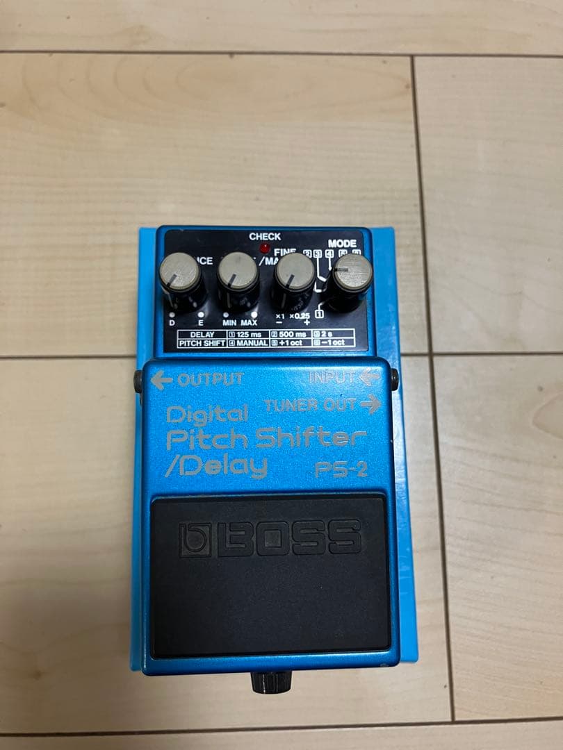 美品箱付き)1990年頃製BOSS デジタルピッチシフター/ディレイ PS-2