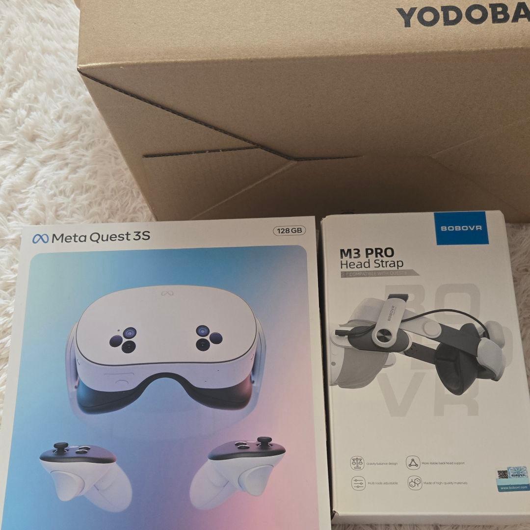  Quest 3S 128GB + M3 ストラップ セット売り Amazon | [Iesooy] Quest 3/Quest 3S交換用ストラップ 充電機能付き 多