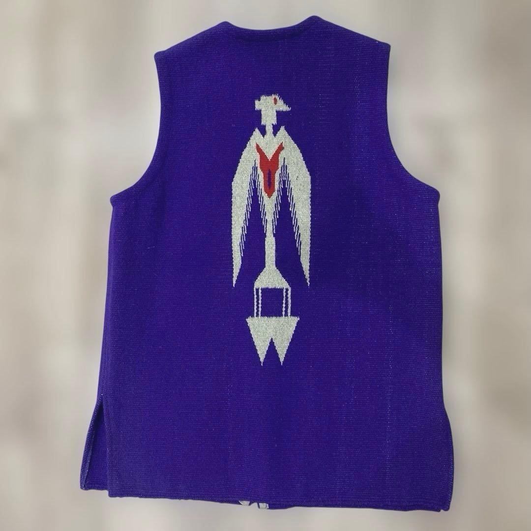 希少 オルテガ サンダーバード柄 38スクエア チマヨベスト ORTEGA'S