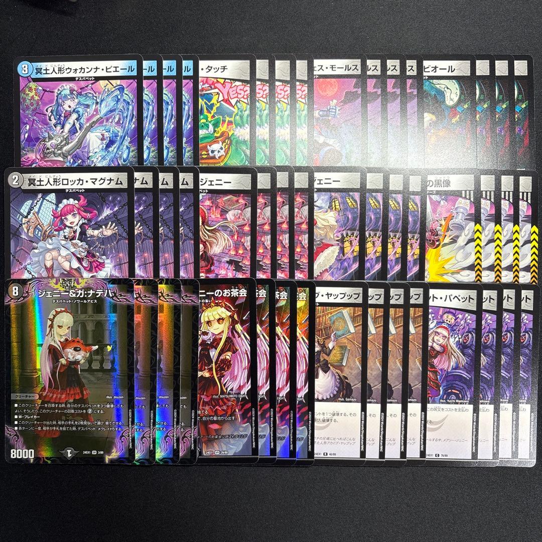 青黒デスパペットパーツ メアリージェニーのお茶会 ジェニー&ガナテハ