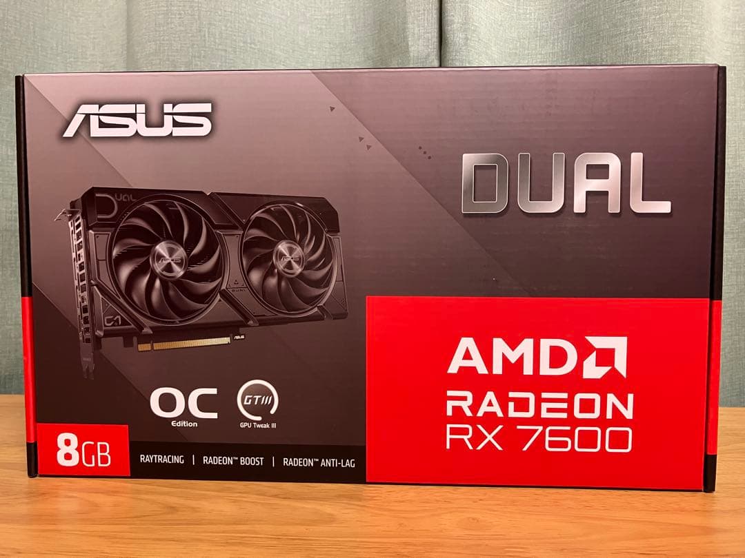 【新品未開封】ASUS DUAL-RX7600-O8G-EVO DUAL-RX7600-O8G-EVO | DUAL-RX7600-O8G-EVO | ASUS(エイスース