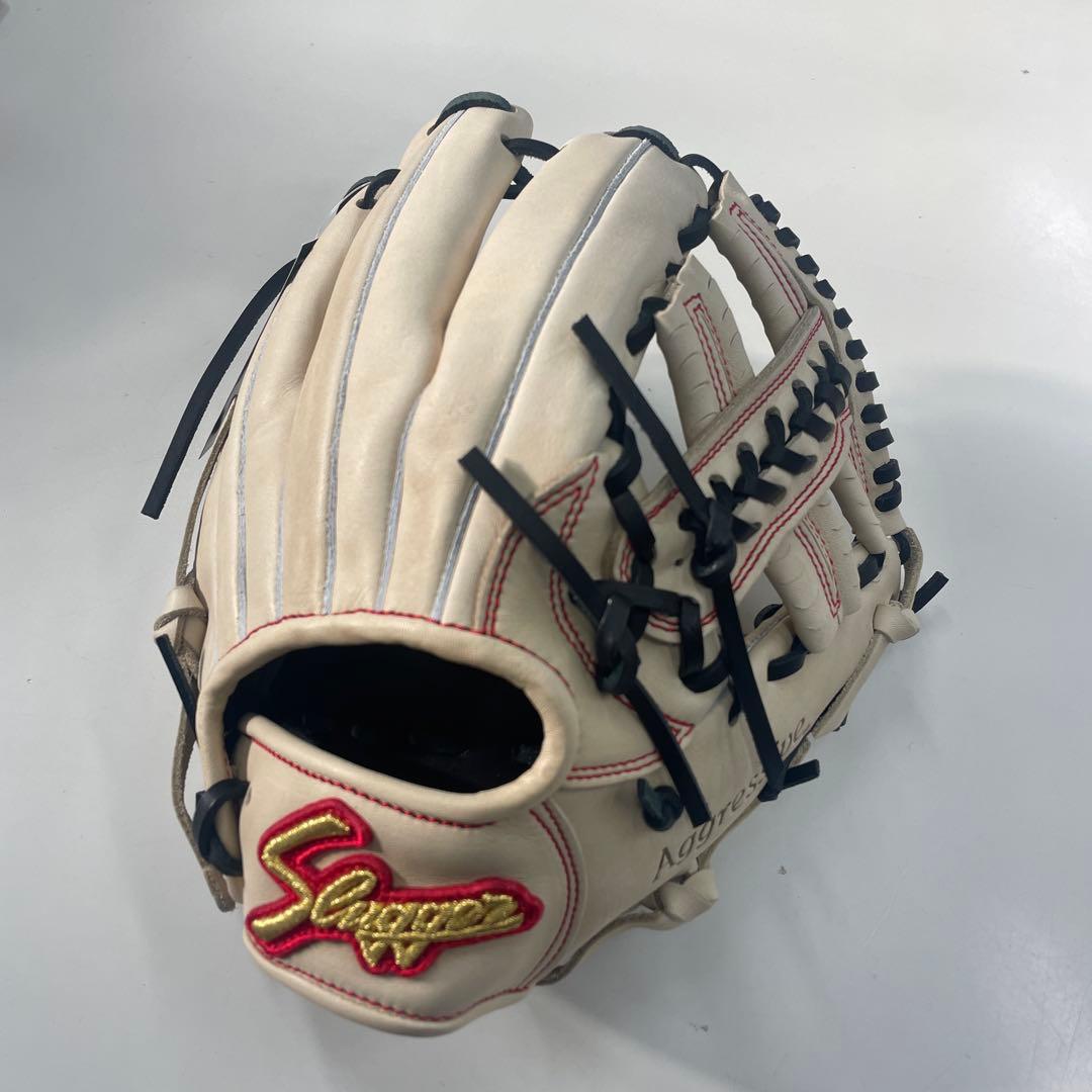 希少 久保田スラッガー 限定ジュニア軟式グローブ クリーム色 J6X型 久保田スラッガー 限定品 少年軟式用 J6X型 トレンチ J6X ハイクラス