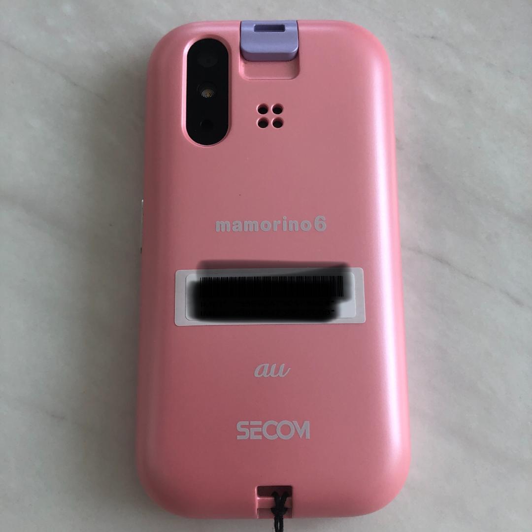 auキッズ携帯 マモリーノ6 ピーチ - メルカリ
