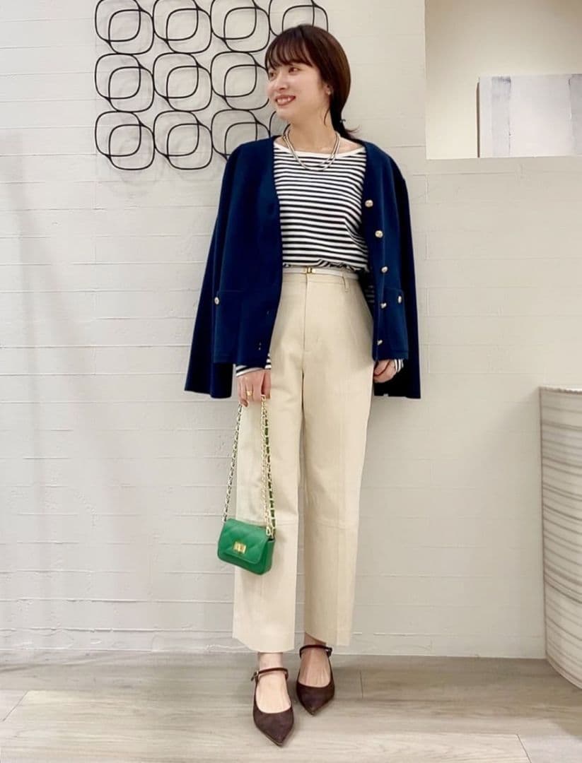 NOBLE◇NEWミラノリブジャケットカーディガン◇ノーブル - メルカリ