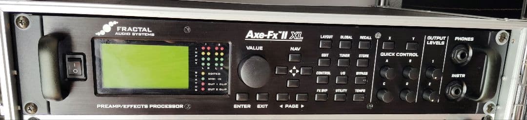FRACTAL Axe Fx-Ⅱ XL ＆ 3Uラックケース フラクタル Fractal Audio Systems Axe-Fx III 3U Rack Case｜ミュージックランドKEY