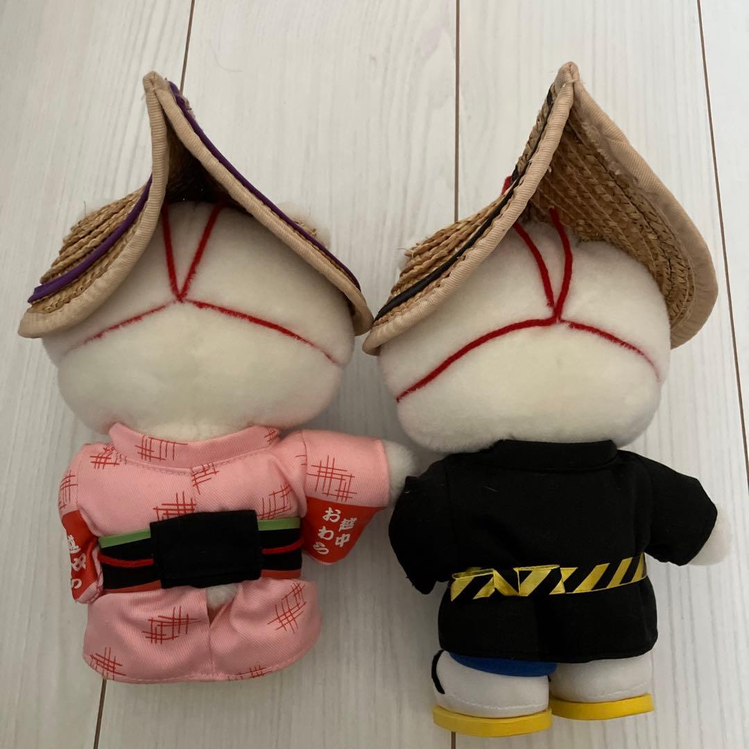 激レア ご当地キティちゃん ぬいぐるみセット 富山限定 越中八尾おわら風の