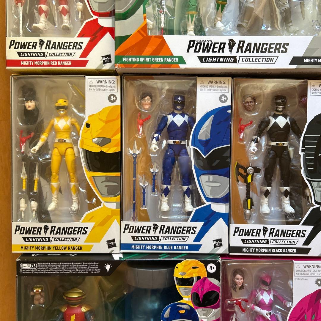 パワーレンジャーライトニングコレクションセット ハズブロ恐竜戦隊