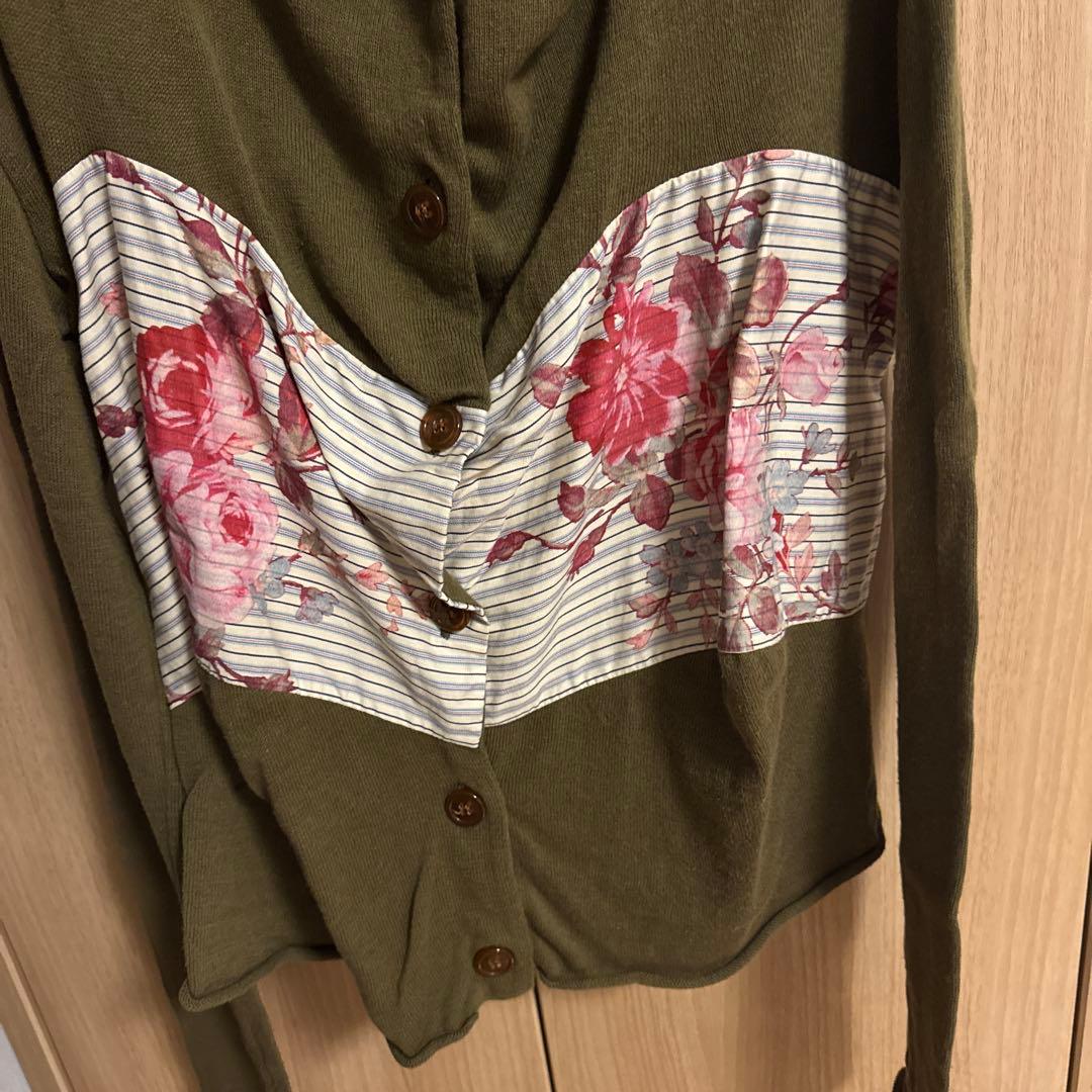 Vivienne Westwood フード付 変形 カーディガン