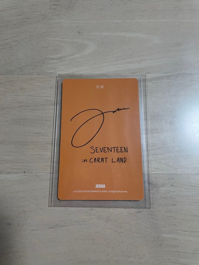 SEVENTEEN セブチ CARAT LAND ケレン ジョシュア トレカ - メルカリ