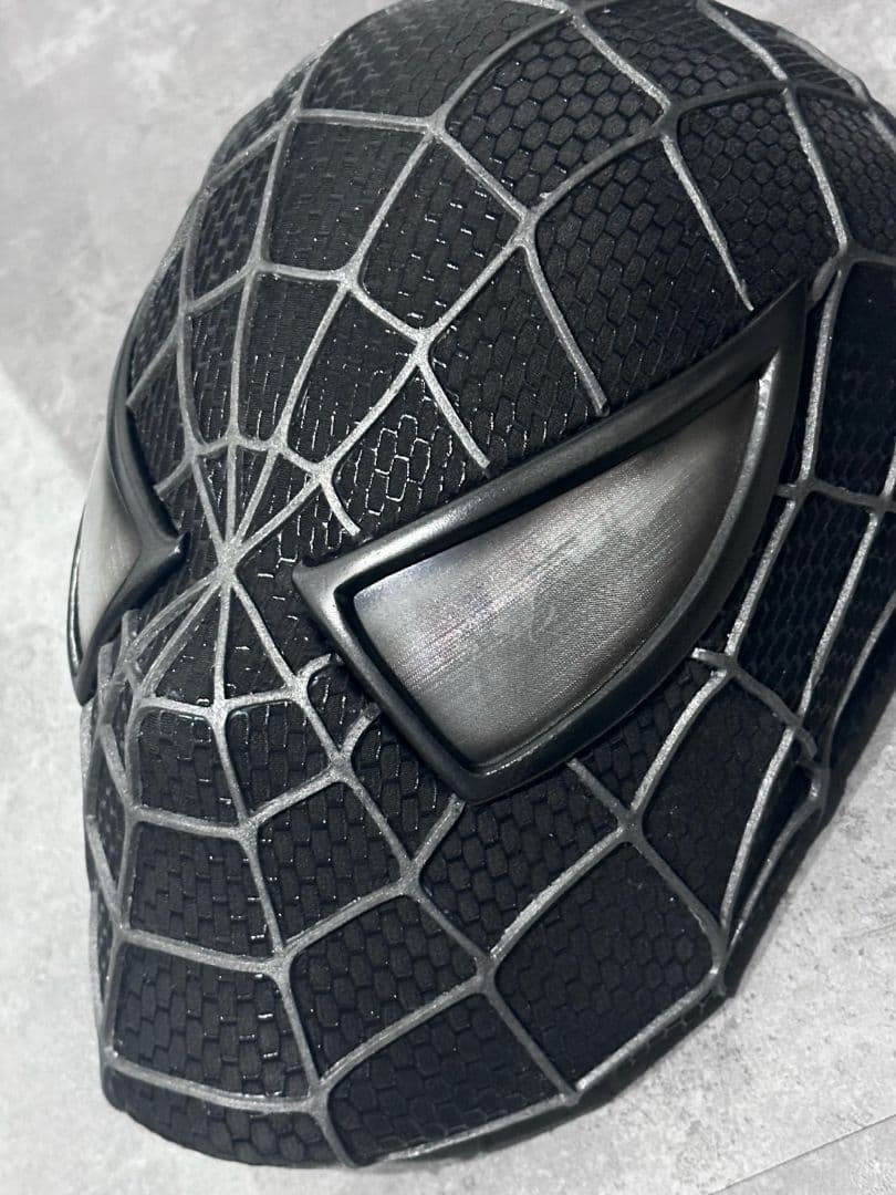 超激レア入荷】ブラックスパイダーマン 精巧マスク 1/1マーベル - メルカリ