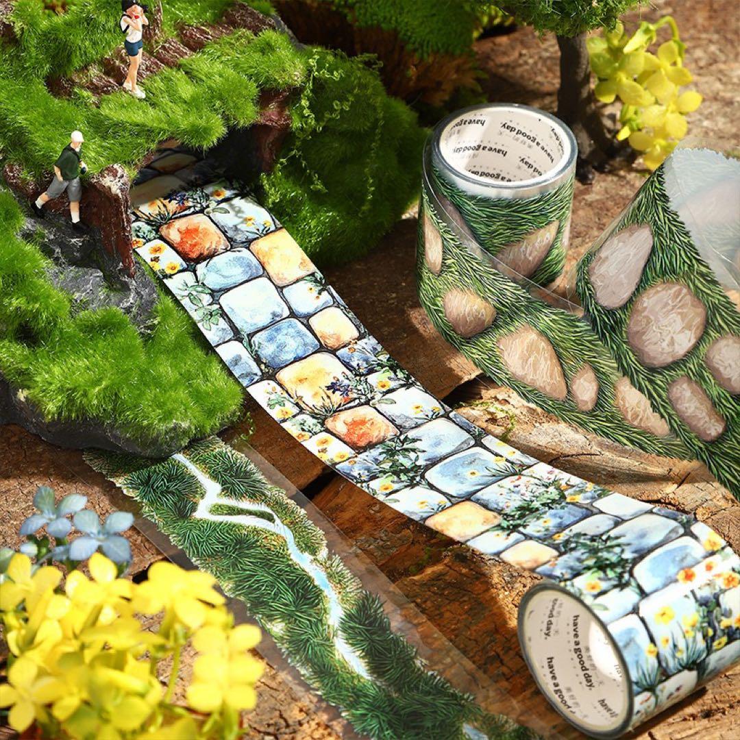 5u- 4／コラージュ素材 マスキングテープ 海外マステ まとめ売り