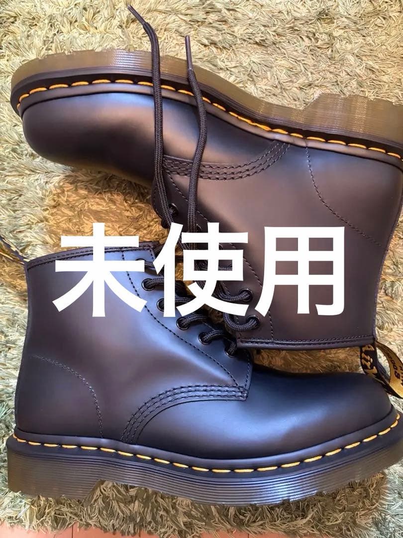 ドクターマーチン 101 YS スムース 6 ホール ブーツ25cm（UK6） 101 YS スムース 6 ホール ブーツ