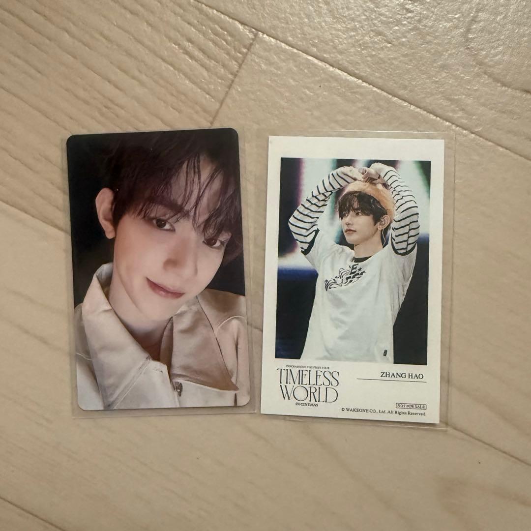 ゼベワン ジャンハオ 映画 入場特典 トレカ チェキ ポップコーン