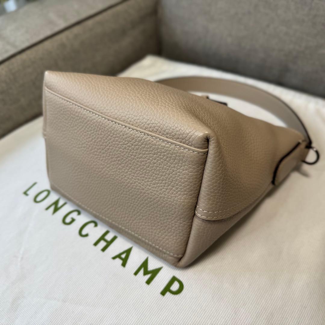 ロンシャン ル ロゾ バケットバッグ XS 2WAY ショルダー クレイ - メルカリ