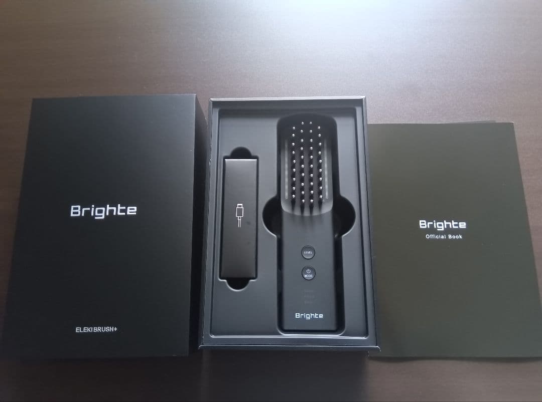 Bright ブライト エレキブラシプラス セット Brighte（ブライト） エレキブラシ プラス ブラシ型 美顔器 頭皮ケア