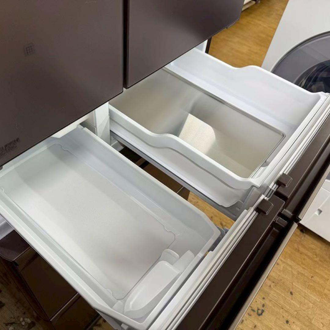 東京23区配送無料✨三菱 冷蔵庫 MR-MZ60H 6ドア 600L 美品 - メルカリ