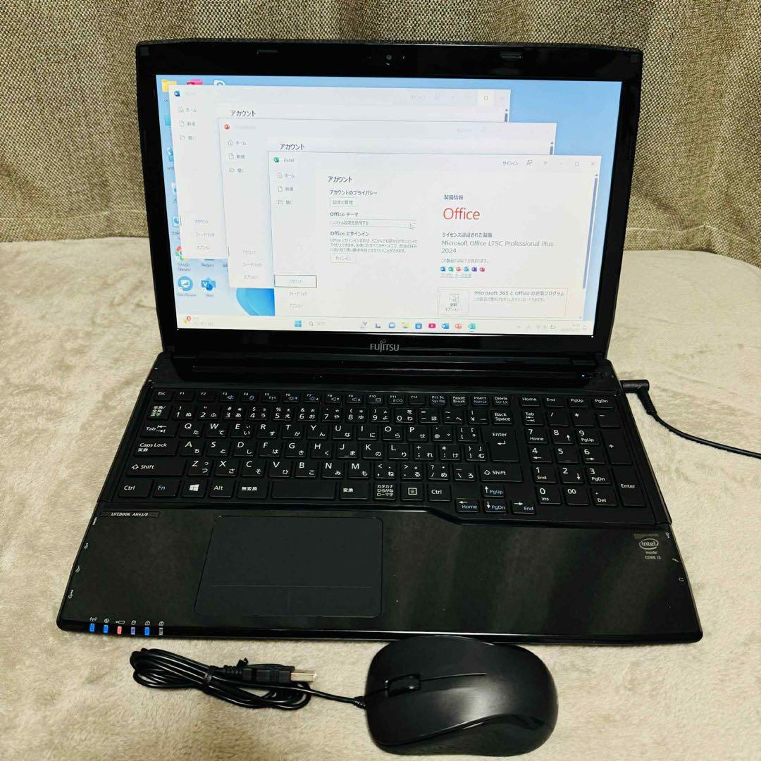 S282 富士通ノートパソコン WEBカメラSSDサクサク動くWindows11 - メルカリ