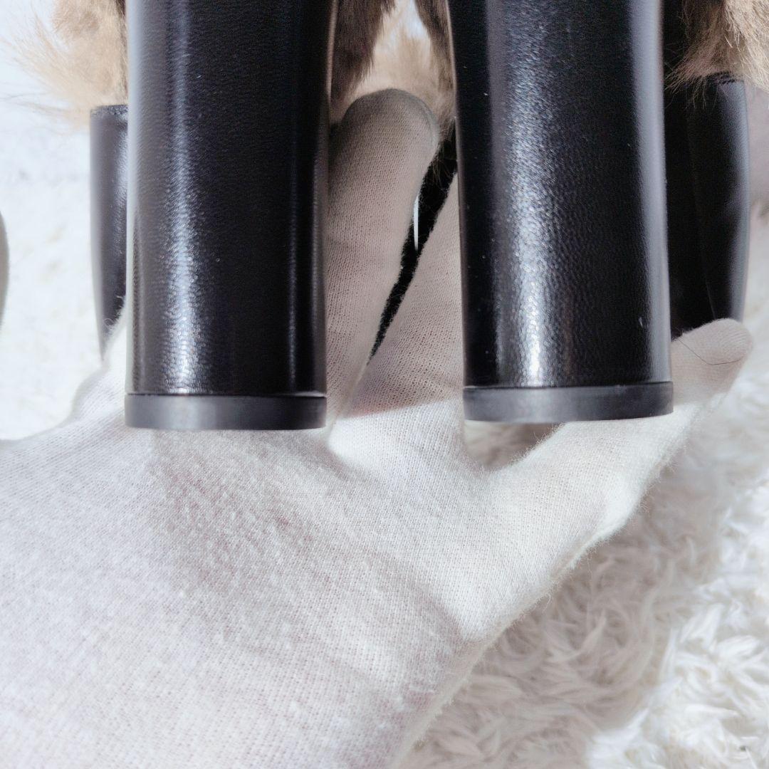 未使用級 箱付き】グッチ プリンスタウン チャンキーヒール ホース