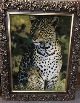 手織りペルシャ絨毯  絵画絨毯 ペルシャ絨毯 タブリーズ産 ウール&シルク 約70cm x 100cm｜SATHI RUGS